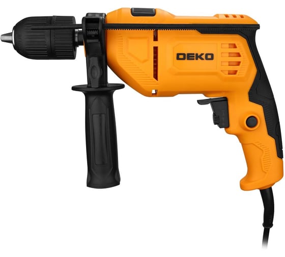 Дрель ударная сетевая DEKO DK600ID с быстрозажимным патроном, 083-1090, 50 Нм, 600 Вт  детальное изображение - 2