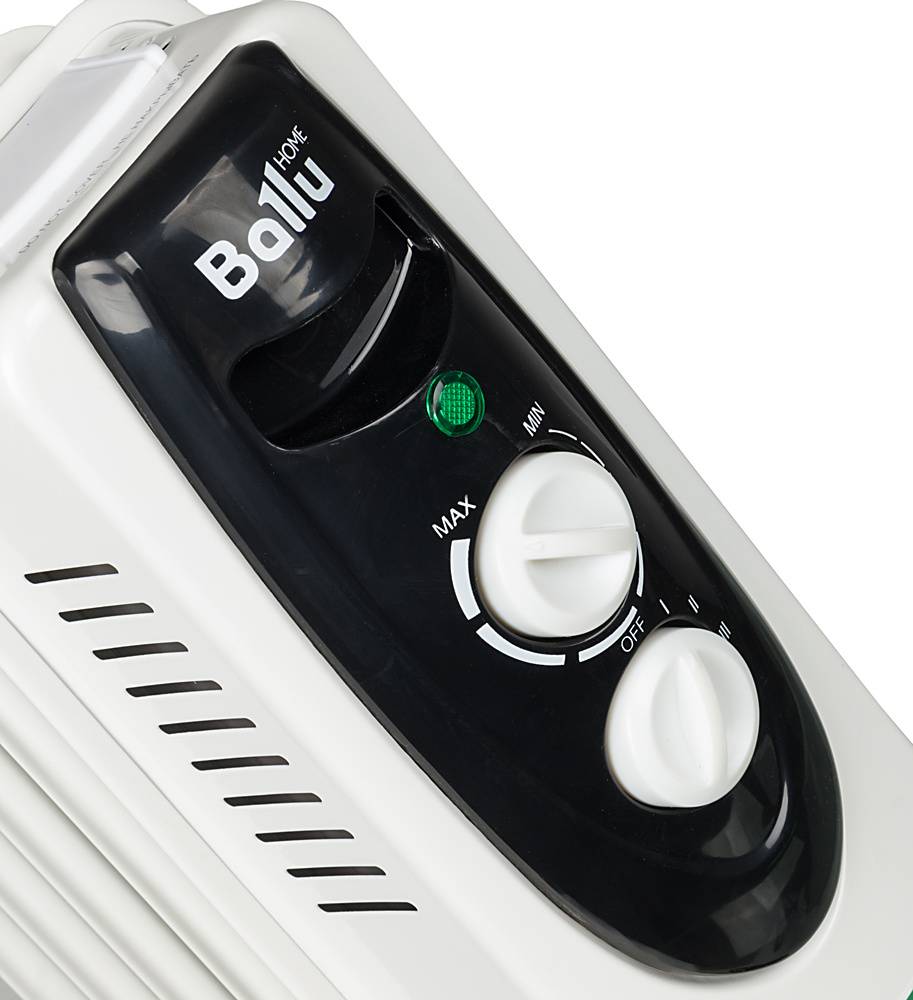 Масляный радиатор Ballu Classic BOH CL-5WRN, Белый детальное изображение - 4