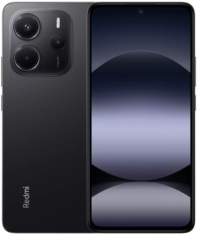 Смартфон Xiaomi Redmi Note 14 128 ГБ, Черный, Dual nano SIM детальное изображение - 1
