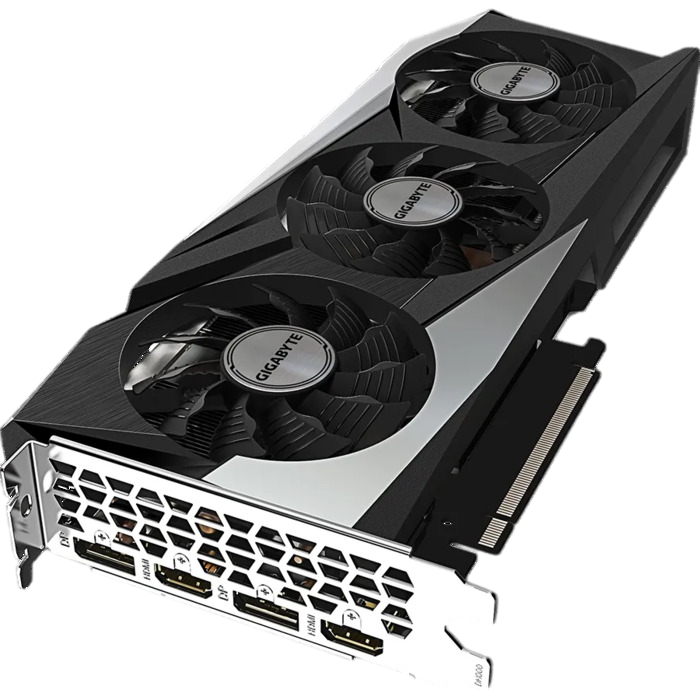 Видеокарта Gigabyte NVIDIA GeForce RTX 3060, GV-N3060GAMING-12GD, 12 ГБ, Серебряный детальное изображение - 2