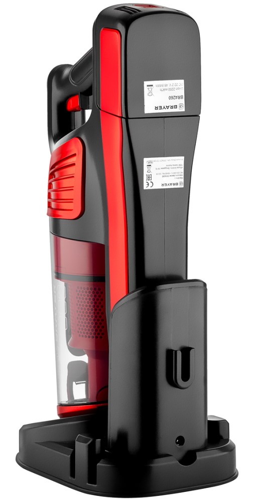 Пылесос вертикальный BRAYER BR4260, Красный детальное изображение - 2
