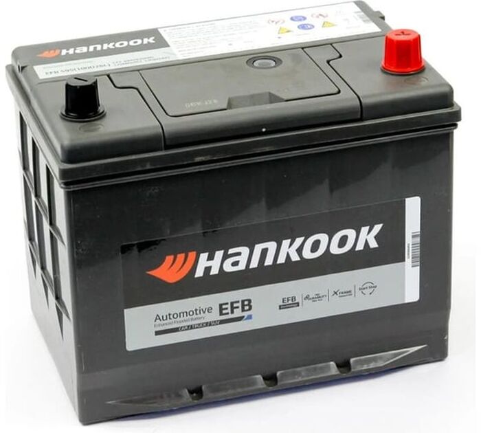 Аккумулятор HANKOOK Start-Stop Plus 6СТ-68.0, Обратная Поляроность, 100D26L EFB, 68 А·ч №1