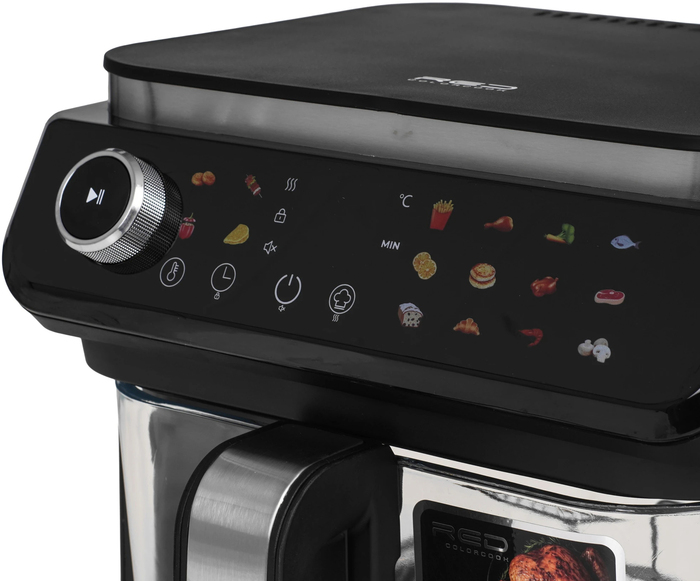 Аэрогриль RED ColorCook G550, 5.5 л, 1400 Вт, Черный №4