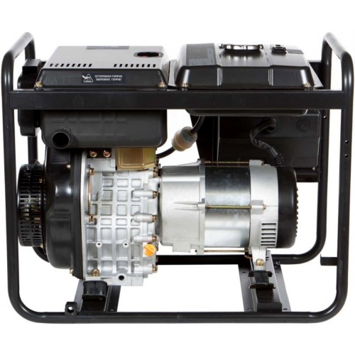 Генератор дизельный с воздушным охлаждением HYUNDAI DHY 5000L, открытый, 4.2 кВт, Черный детальное изображение - 3