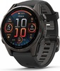 Смарт-часы Garmin Fenix 8 AMOLED Sapphire, 43 мм, Золотистый корпус, Дымчато-серый ремешок вариант - 2