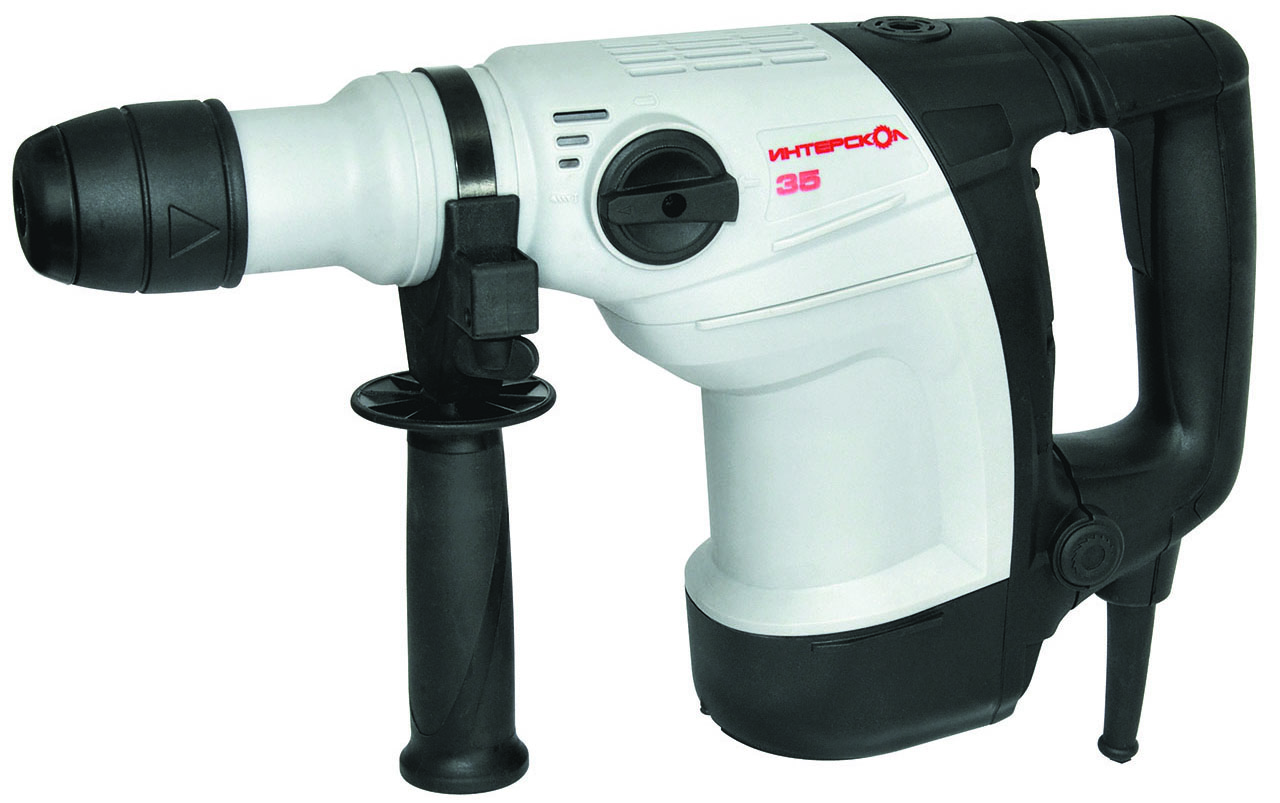 Перфоратор Интерскол П-35/1100ЭВ-2 304.0.0.40, 1100 Вт, 7 Дж, 2000-4200 уд/мин детальное изображение - 1