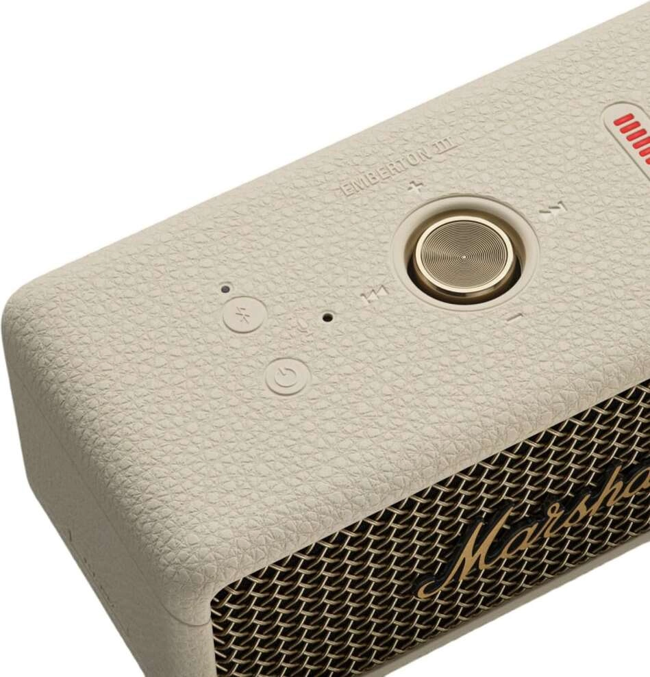 Портативная акустика Marshall Emberton III, Кремовый детальное изображение - 2