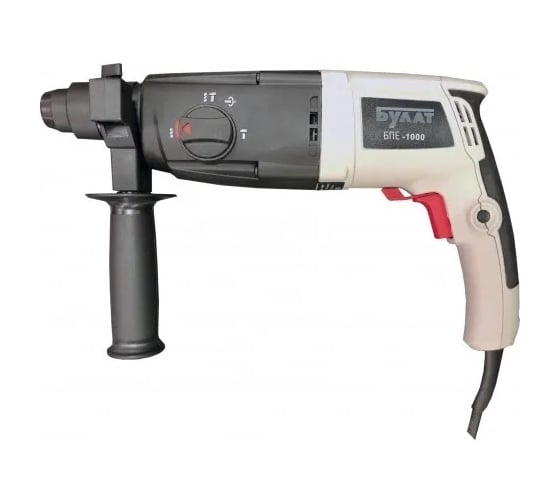Перфоратор БУЛАТ SDS+, БПЕ 1000, 1000 Вт, 3 Дж, 0-4850 уд/мин детальное изображение - 1