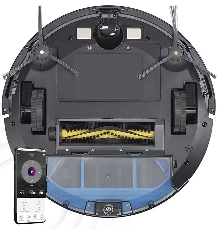 Робот-пылесос Polaris PVCR 3300 IQ Home Aqua, Графитовый №3