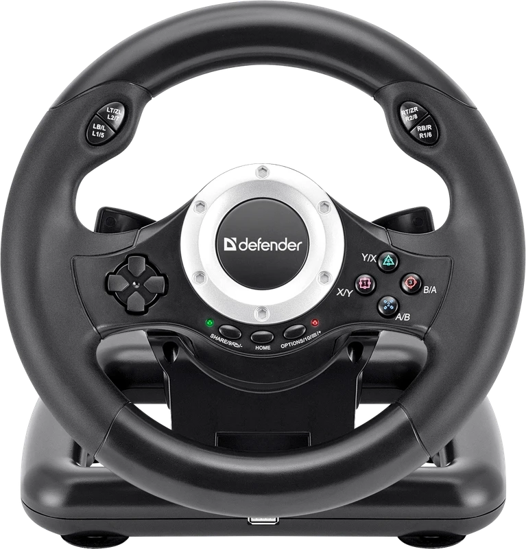 Руль Defender Turbo Pro, Черный детальное изображение - 1