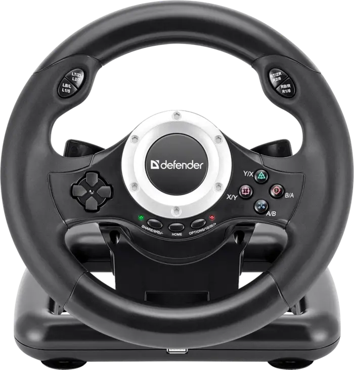 Руль Defender Turbo Pro, Черный №1