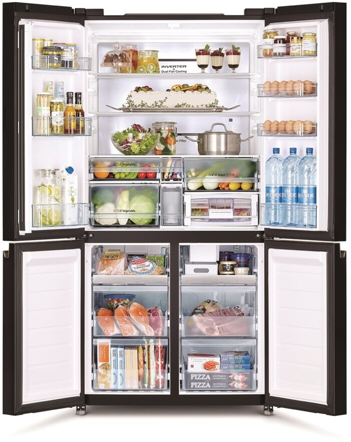 Холодильник Hitachi R-WB 720 VUC0 GBK, Черный №5