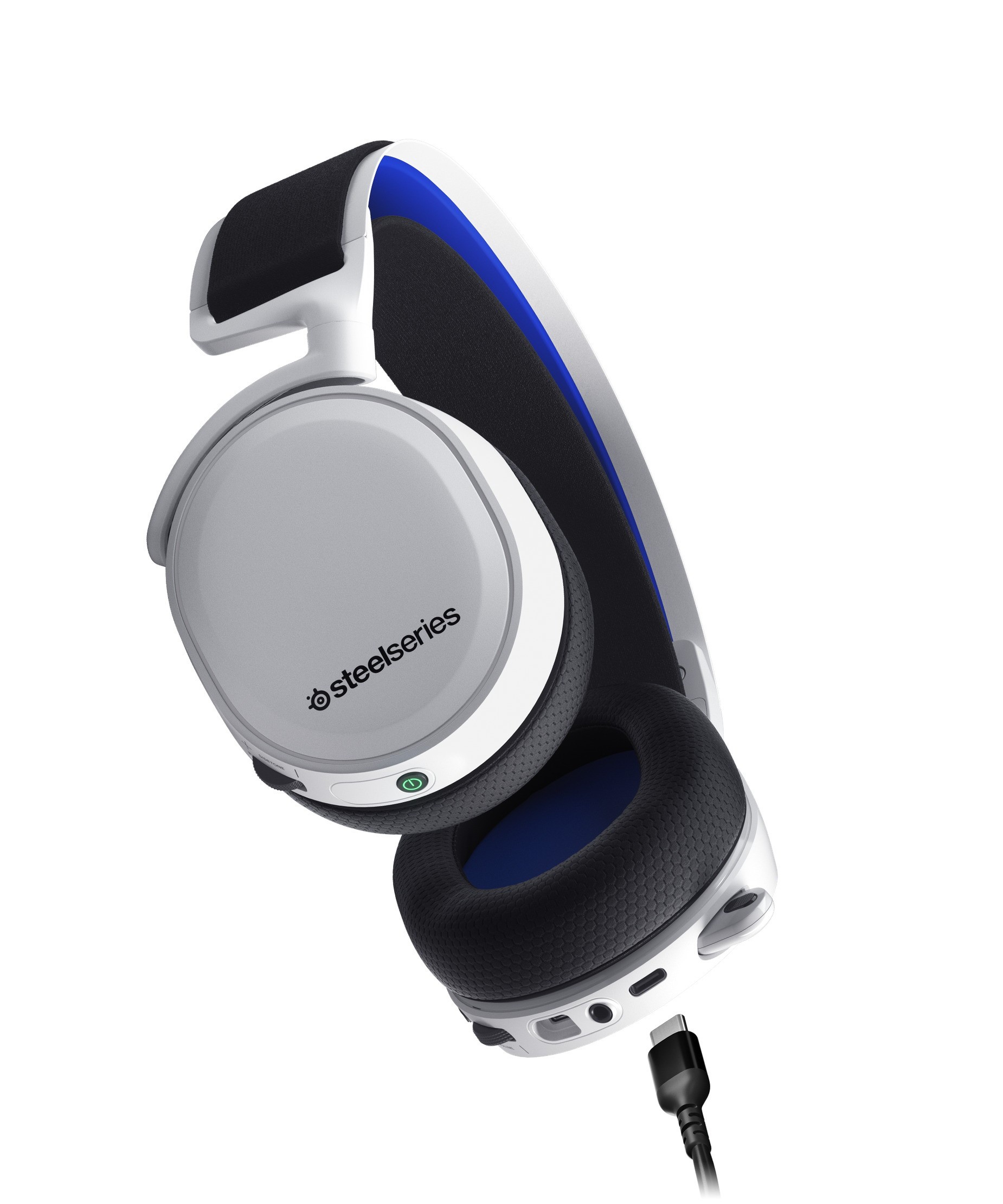 Беспроводные наушники SteelSeries Arctis 7P Plus Wireless, Белый детальное изображение - 2