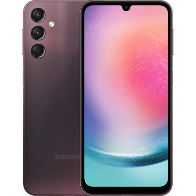 Смартфон Samsung Galaxy A24 6/128 ГБ, Бургунди, Dual nano SIM детальное изображение - 5