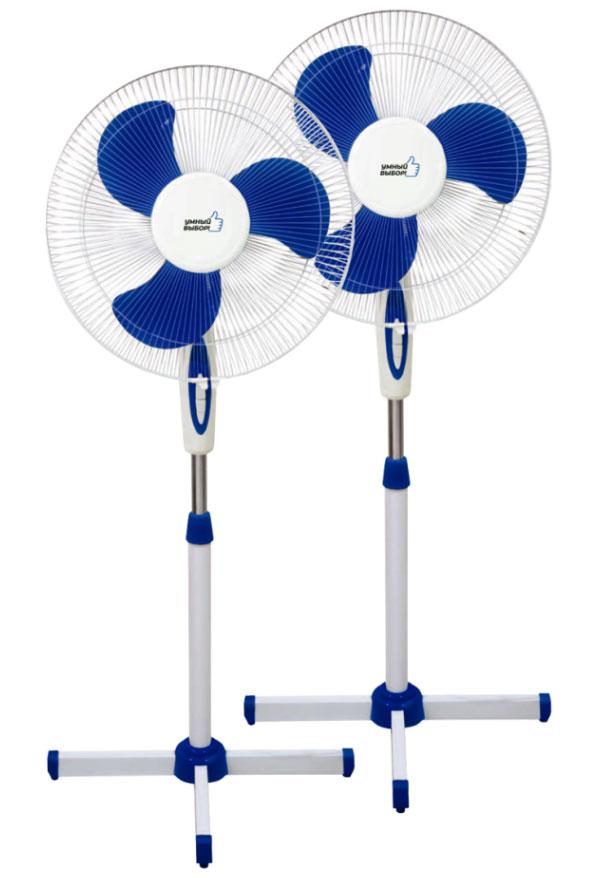 Вентилятор Умный выбор УВО-A16М-С-2, 38 Вт, Белый/Синий детальное изображение - 1