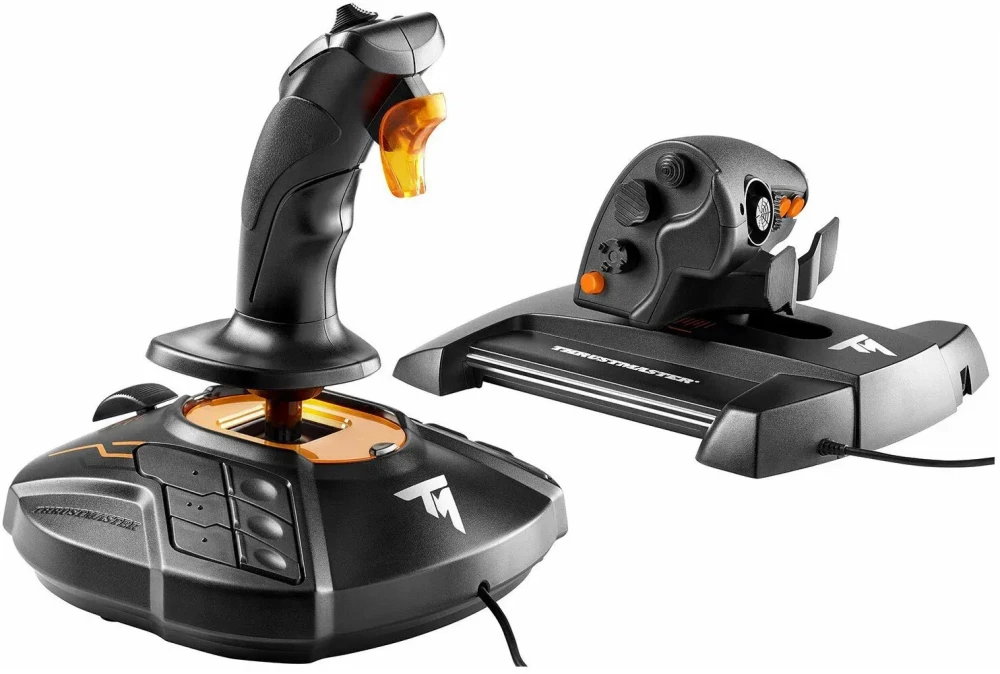 Джойстик + рычаг + педали ThrustMaster T-16000M FCS Flight Pack, Черный детальное изображение - 2