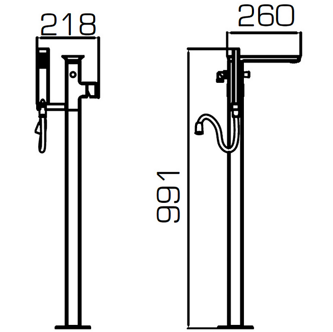 Смеситель Bravat Phillis F656101C-B3  детальное изображение - 2