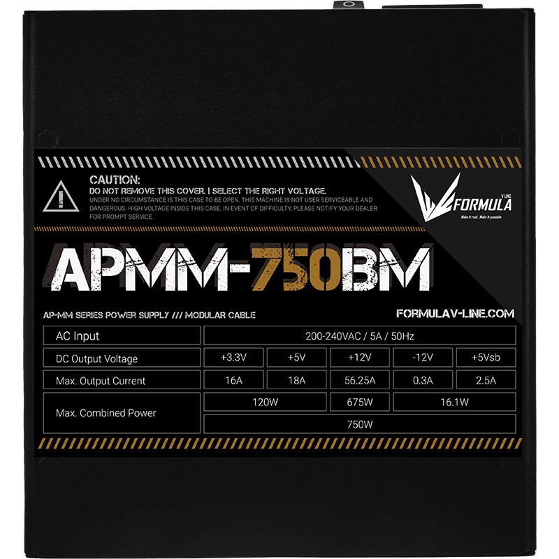 Блок питания Formula APMM-750BM, 750 Вт детальное изображение - 3