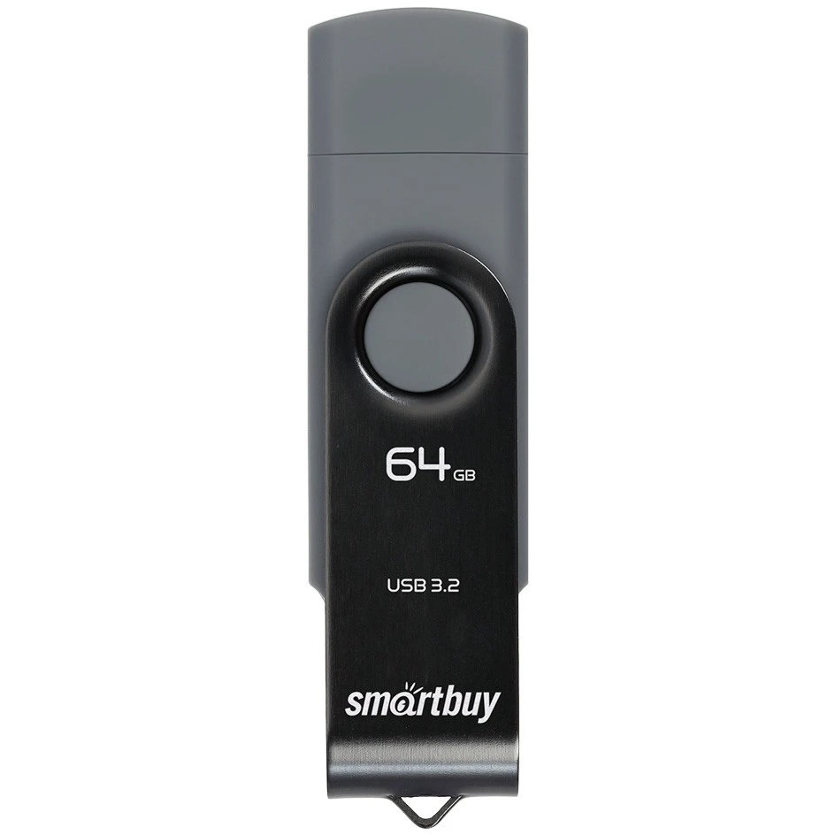 USB Flash накопитель SmartBuy Twist Dual (SB064 ГБ3DUOTWK) 64 ГБ, черный детальное изображение - 1