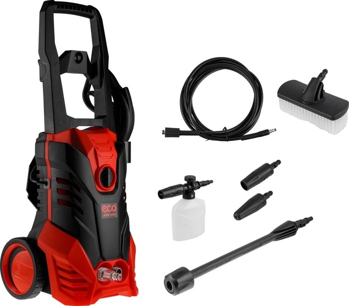 Автомойка ECO HPW-1600 EC4910-2, 2.2 кВт, 160 бар, Красный/Черный №2