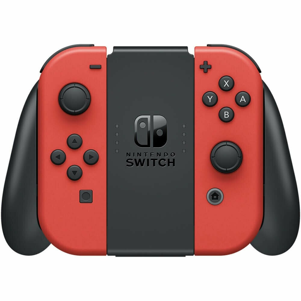 Игровая приставка Nintendo Switch OLED 64 ГБ, без игр, Mario Red Edition, Красный детальное изображение - 3