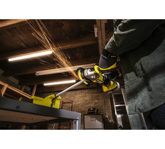 Бесщеточная углошлифмашина Ryobi ONE+ RAG18X-0 5133005011, 125 мм, 9200 об/мин детальное изображение - 5