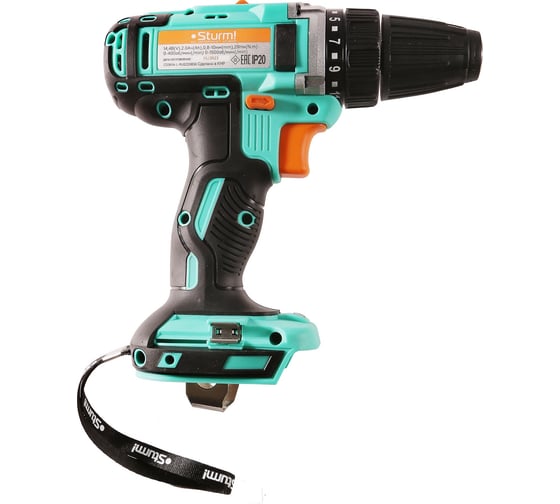 Аккумуляторный шуруповерт Sturm CD3614, 14 В, 28 Нм, 2 А·ч детальное изображение - 8