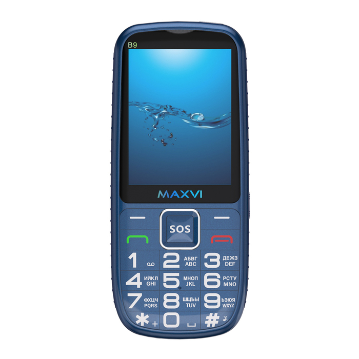 Мобильный телефон MAXVI B9, 32 Мб, Синий, Dual mini-SIM №9