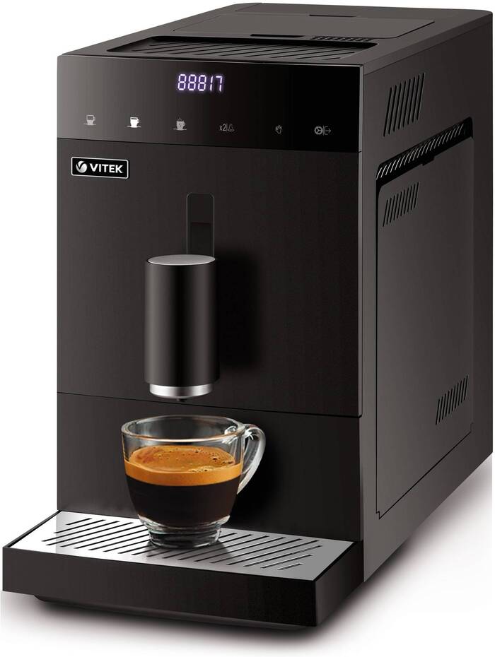 Кофемашина Vitek Metropolis VT-8700, Черный №4
