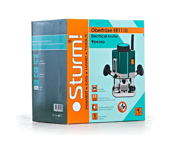 Фрезер Sturm ER1110, 1100 Вт, Зеленый детальное изображение - 7
