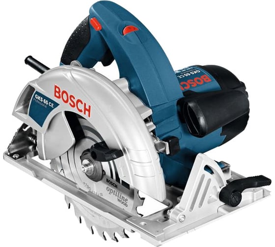 Циркулярная пила BOSCH GKS 165, 165 мм, 4900 об/мин, 1100 Вт детальное изображение - 2