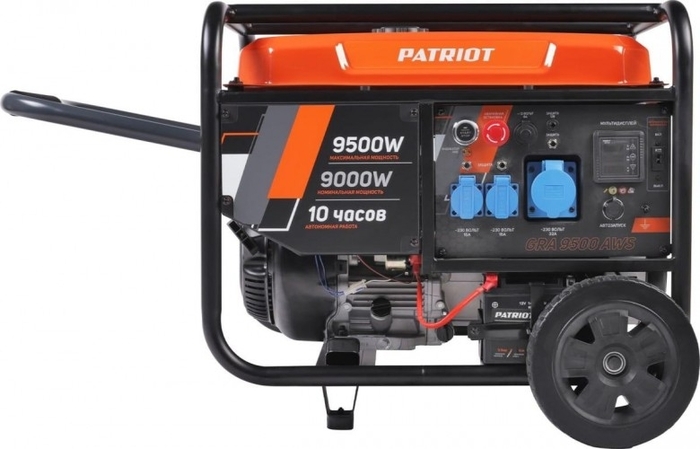Генератор бензиновый PATRIOT GRA 9500 AWS 472102195, 9 кВт, Оранжевый №6
