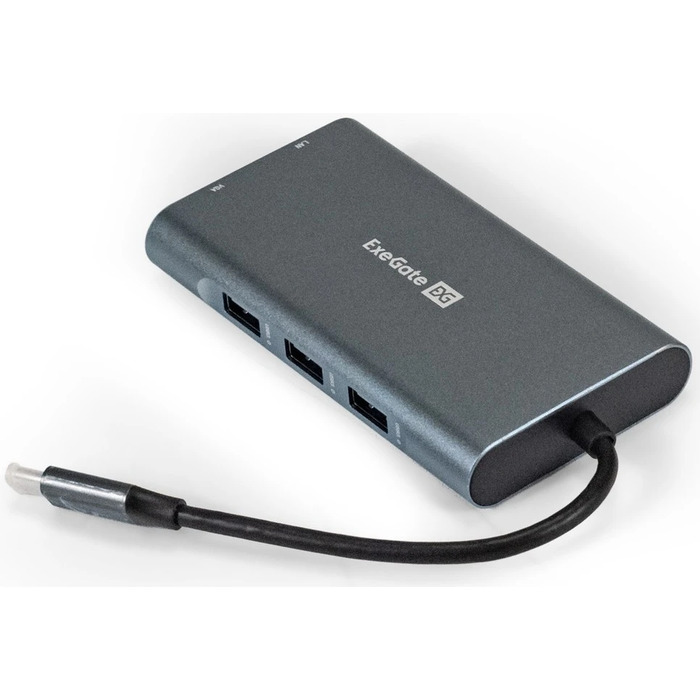 USB-концентратор ExeGate DUB-31C/MAX, Черный №2