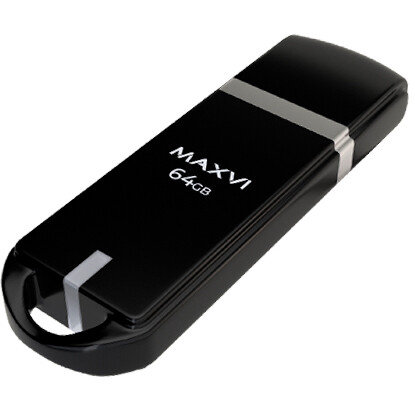 USB Flash накопитель MAXVI P3 64 ГБ, черный детальное изображение - 1