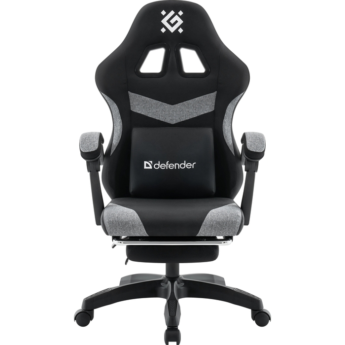 Игровое кресло Defender Runa PRO, Черный/Серый №2