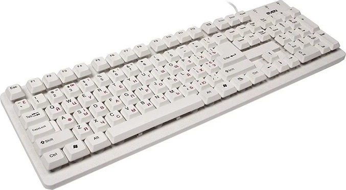 Клавиатура Sven Standard 301, Белый детальное изображение - 2