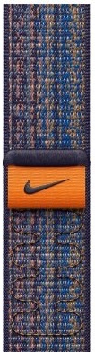 Умные часы Apple Watch Series 9 Midnight Aluminum Case GPS + Cellular with Nike Sport Band Game Royal/Orange, 45 mm, Королевский/Оранжевый детальное изображение - 3
