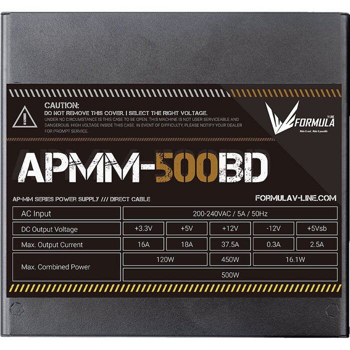 Блок питания Formula APMM-500BD, 500 Вт №5