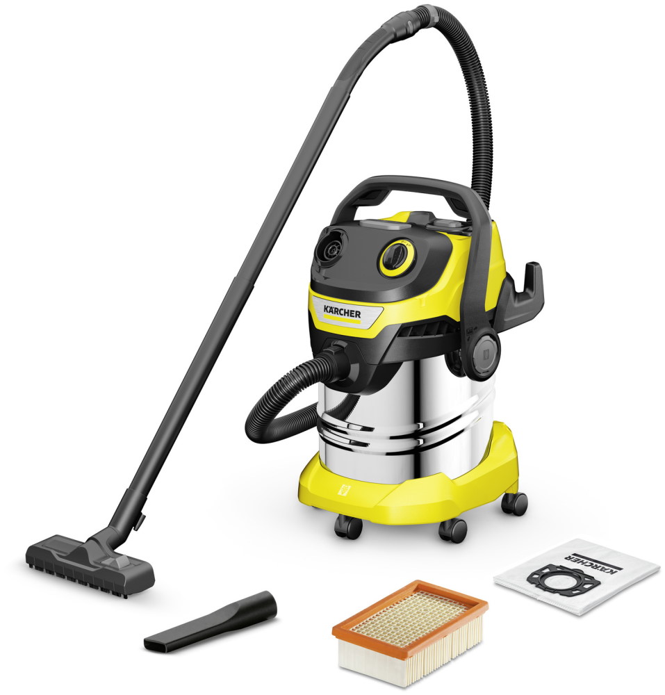 Пылесос Karcher WD 5 S V-25/5/22, Желтый детальное изображение - 1