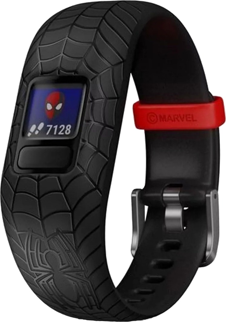 Фитнес-браслет детский Garmin Vivofit Jr 2, Spider-Man Band, 11 мм, Черный детальное изображение - 1