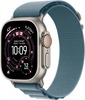 Умные часы Apple Watch Ultra 3 49 мм, Natural Titanium Case with Light Blue Alpine Loop, Светло-голубой вариант - 1