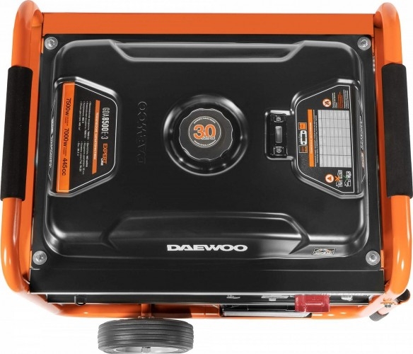 Генератор бензиновый DAEWOO GDA 8500E-3, 7 кВт, Оранжевый детальное изображение - 7