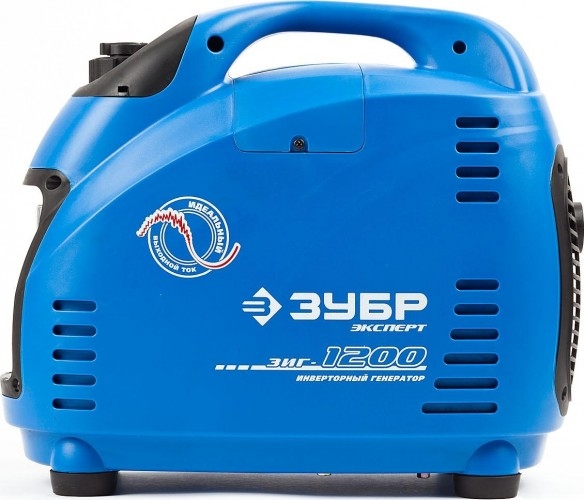Генератор бензиновый ЗУБР ЗИГ-1200, 1 кВт, Синий детальное изображение - 3
