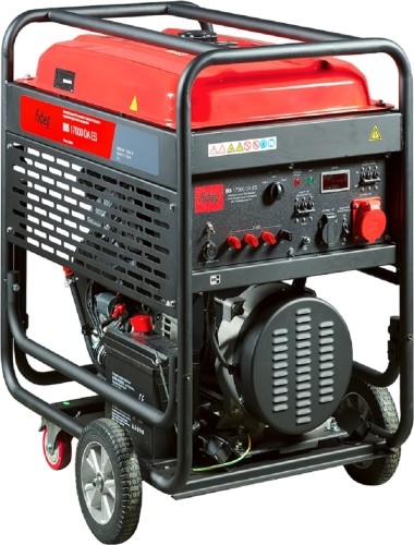 Генератор бензиновый FUBAG BS 17000 DA ES 641058, 15 кВт, Красный детальное изображение - 1