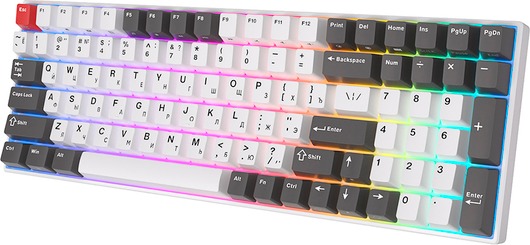 Клавиатура Royal Kludge RK100, Red Switch, Белый детальное изображение - 2