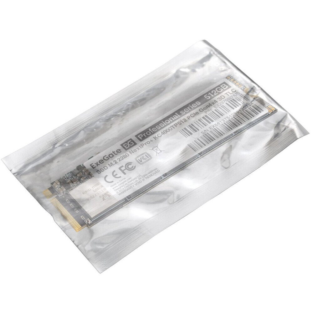 Накопитель SSD ExeGate NextPro+ KC4000TP512, 512 Гб детальное изображение - 4