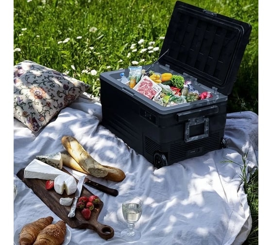 Автомобильный компрессорный холодильник Alpicool U75, 990196, 12/24 В, Черный детальное изображение - 10