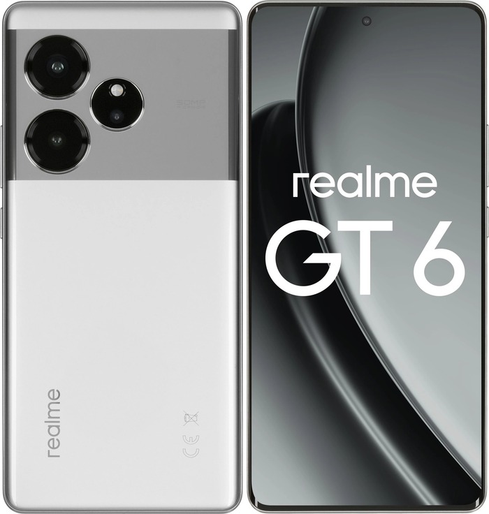 Смартфон Realme GT 6 12/256 ГБ, Серебристый, Dual nano SIM №2