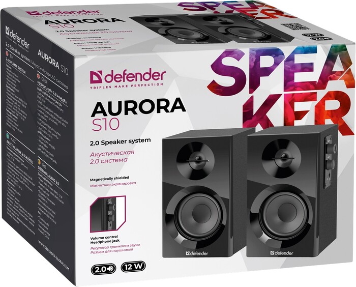 Компьютерные колонки Defender Aurora S10, Черный №2