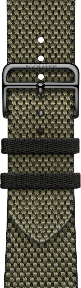 Смарт-часы Apple Watch Hermes Series 9 Vert/Noir, 41 мм, Зеленый, Toile H Single Tour детальное изображение - 3